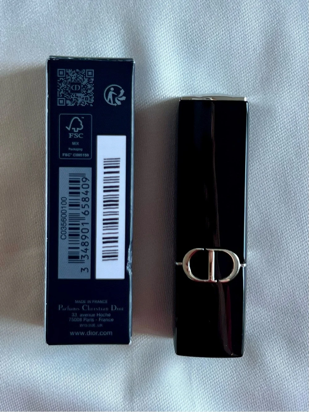 Dior Rouge Dior Couture Lipstick 100 Nude Look Velvet NIB